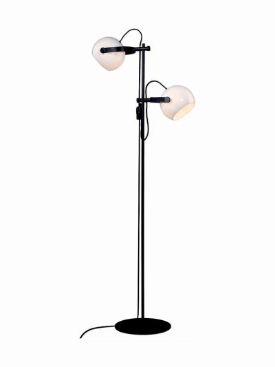 Halo Design - DC Doppel-Stehleuchte - Weiß/schwarze Eiche - Ø18 cm