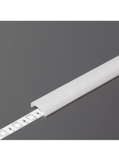 Abdeckung für LED-Profil - C - Click - 2m - Opal