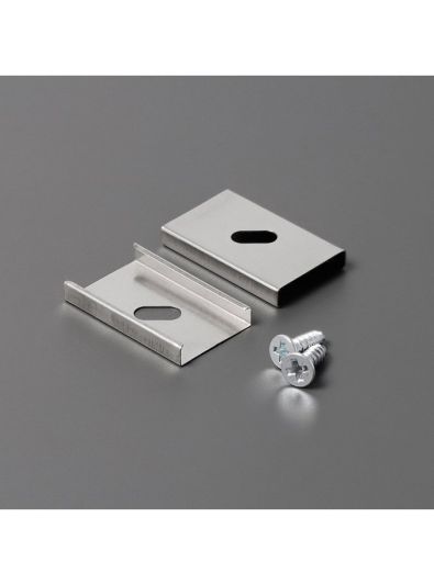 Montageclips für LED-Profil - Model U - Edelstahl - 20 Stk.