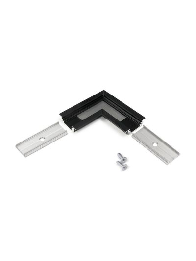 Winkel für LED-Profil GROOVE10 - 90° - Schwarz