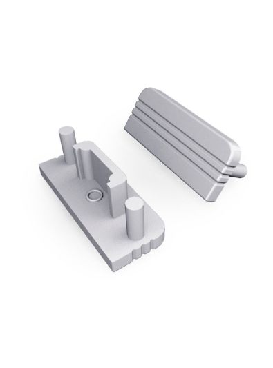 Endkappen für SURFACE10 Gen2 - Silber - 20 Stk.