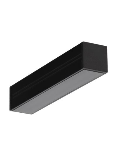 Aluprofil - Model M - 16,4mm LED-Streifen - Schwarz