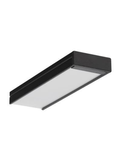 Aluminiumprofil - Model W - 28mm LED-Streifen - Schwarz