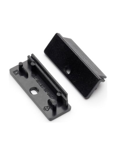 Endkappe für WIDE24 - Schwarz m. Loch - 20 Stk