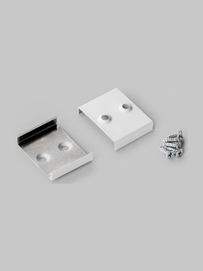 Halterung für LED-Profil - Model W - Weiß - 20 Stk.