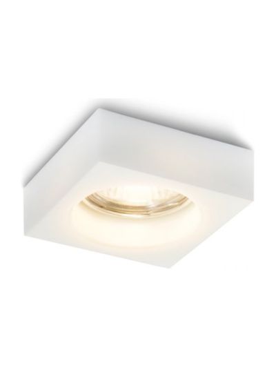 Rendl - BIANCA SQ - Quadratischer Strahler in Opal - Opalglas
