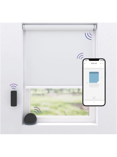 MotionBlinds - Wireless Electric Sort-Out Rollerblind 80x190cm - Weiß