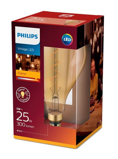 E27 - Philips Vintage LED Giant Tropfen 5 W - 300 lm