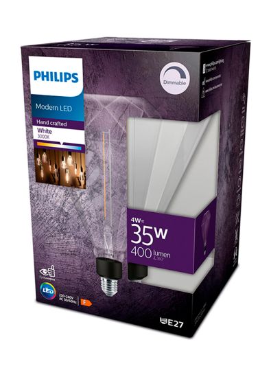 E27 - Philips Deco Diamant LED-Leuchtmittel 4 W - 400 lm