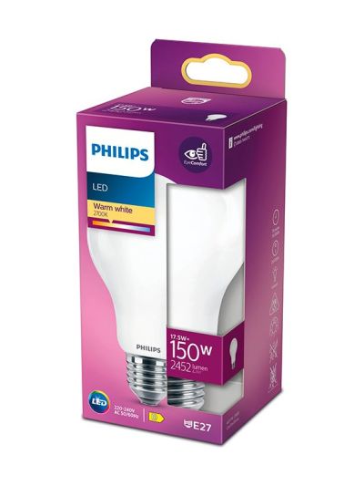E27 - Philips LED-Leuchtmittel - 17,5W - 2452lm - 2700K
