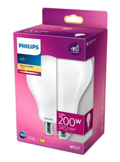 E27 - Philips LED-Leuchtmittel - Matt - 23 W - 3452 lm