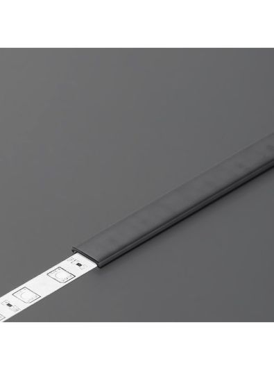 Abdeckung für LED-Profil - C2 - Click - 2m - Schwarz