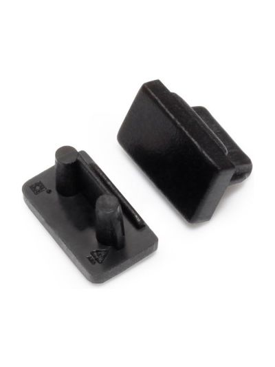 Endkappen für SLIM8 - Schwarz - 20 Stk