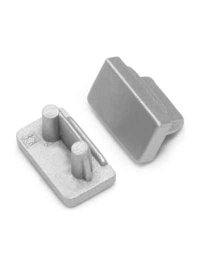 Endkappen für SLIM8 - Silber - 500 Stk