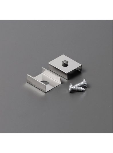Montageclips für LED-Profil - Model Z - Edelstahl - 20 Stk