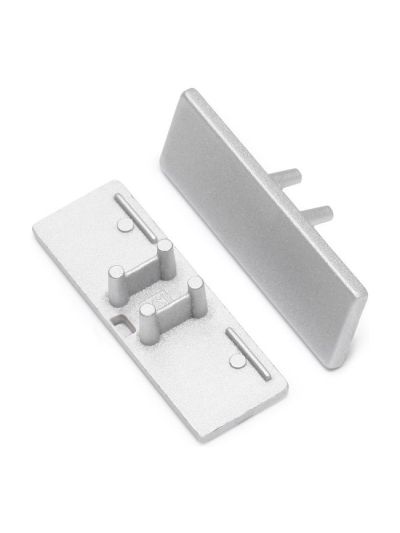 Endkappen für BACK10 - Silber - 20 Stk