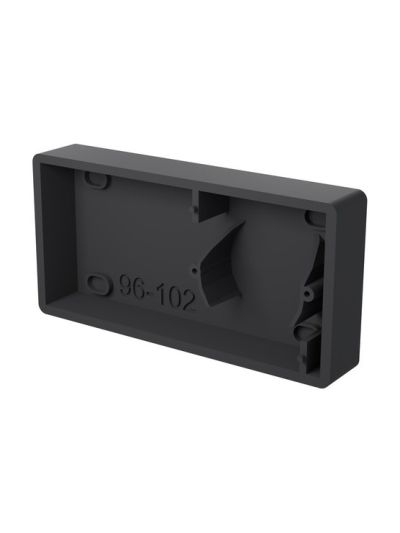 Shelly Wall Display X2i - Wandhalterung - Schwarz - Nur USB-C (5V)