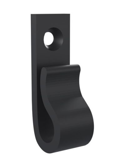 Lichterketten-Clips - Haken mit Schraubmontage - Schwarz - 20 Stk.