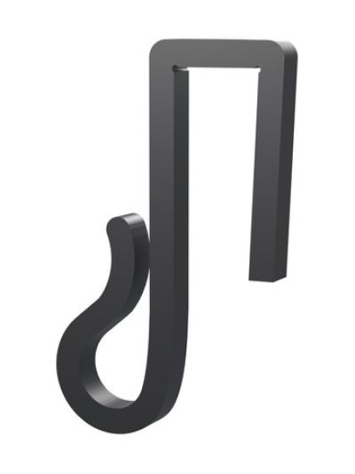 Lichterketten-Clips – Für Weihnachtsbeleuchtung und Lichterketten an Hecken - 10mm - Schwarz - 20 Stk.