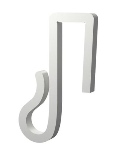 Lichterketten-Clips – Für Weihnachtsbeleuchtung und Lichterketten an Hecken - 10mm - Weiß - 20 Stk.