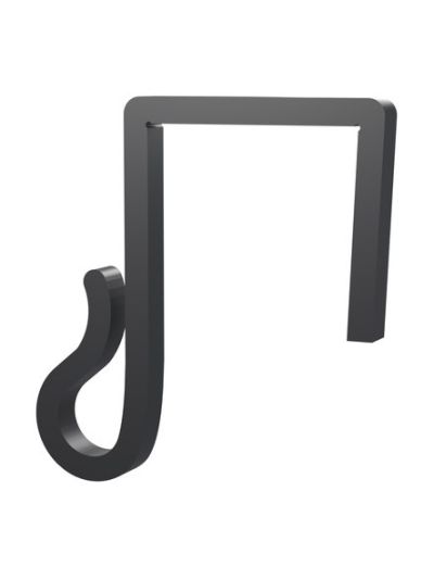Lichterketten-Clips – Für Weihnachtsbeleuchtung und Lichterketten am Zaun - 25mm - Schwarz - 20 Stk.