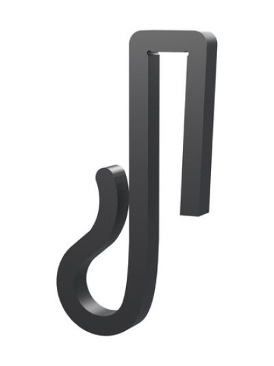 Lichterketten-Clips – Für Weihnachtsbeleuchtung und Lichterketten an Hecken - 6mm - Schwarz - 20 Stk.