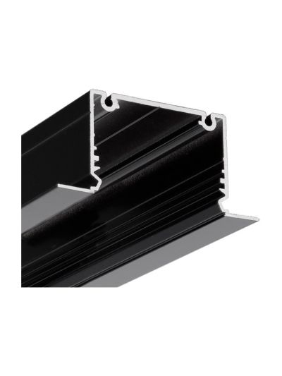 LED-Profil PHIL RECESSED - 3m - Schwarz