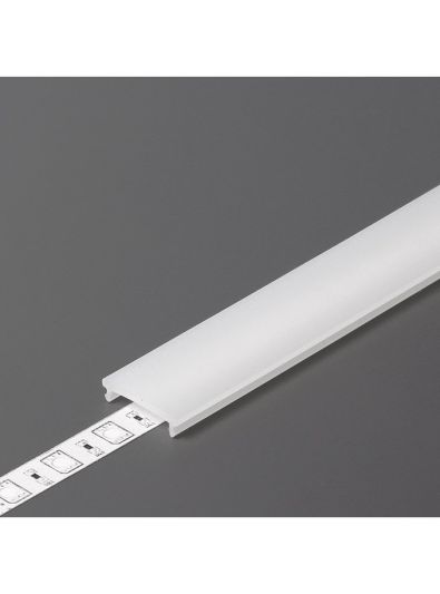 Abdeckung für LED-Profil - F - Click - 2m - Opal