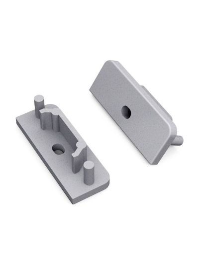 Endstücke für SURFACE14 Gen2 - Silber m. Loch - 20 Stk.