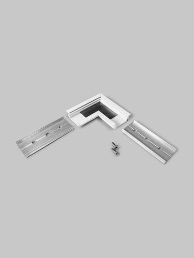 Winkel für LED-Profil GROOVE14 - 90° - Weiß