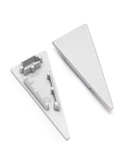 Endkappen für WALLE12 - Silber - 20 Stk