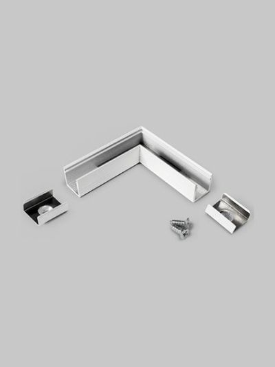 Winkel für LED-Profil SMART10 - 90° - Weiß