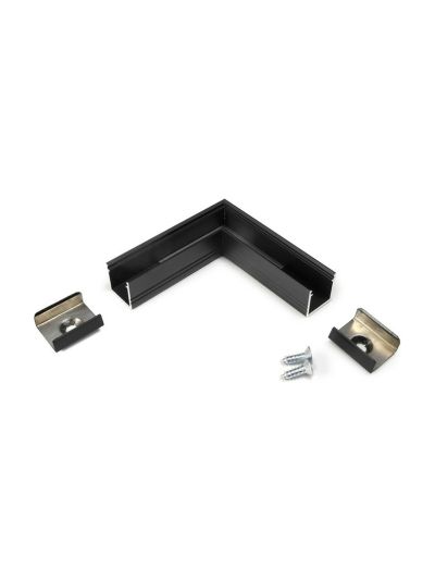 Winkel für LED-Profil SMART10 - 90° - Schwarz