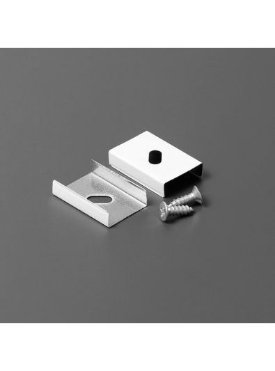 Halterung für LED-Profil - Model S - Weiß - 20 Stk.