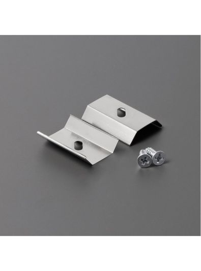 Montageclips für LED-Profil - Modell U6 - Edelstahl - 20 Stk.