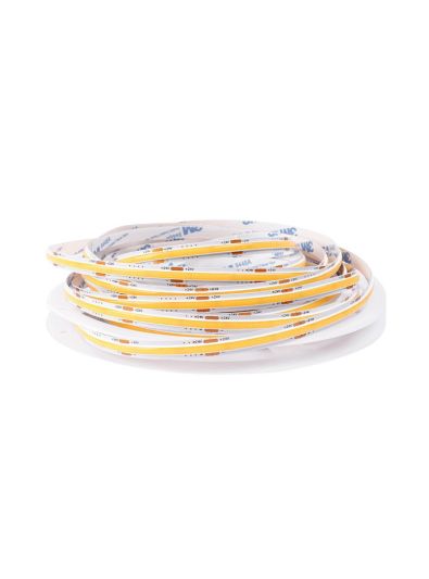 COB LED-Streifen - 5m - Punktfrei - 12,5W/m - 480 LED/m - RA90 - 24V - IP20 - 4000K