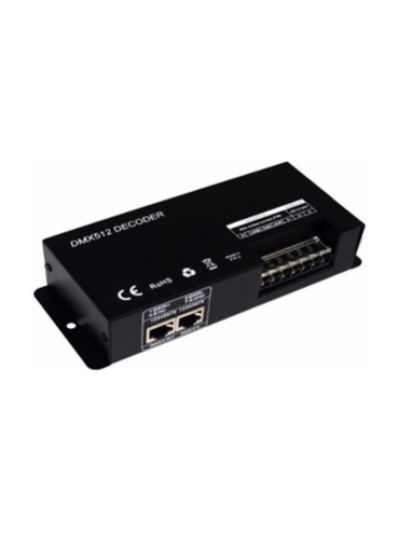 DMX 512 RGB+W-Controller - 12V/24V - bis zu 768W - 12V-24V-Eingang