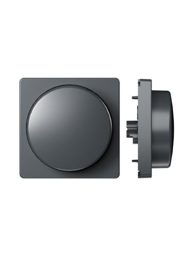 Frontabdeckung für ZigBee-Drehdimmer - Anthrazit