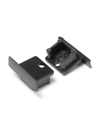 Endkappen für SMART-IN10 - Schwarz m. Loch - 20 Stk.