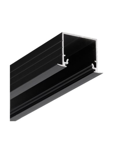 LED-Profil LINEA-IN20 - 2m - Schwarz