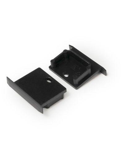 Endkappen für LINEA-IN20 - Schwarz m. Loch - 20 Stk.