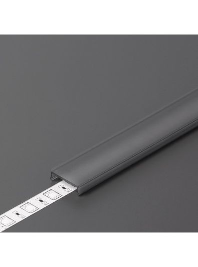 Abdeckung für LED-Profil - C3 - Click - 1m - Schwarz