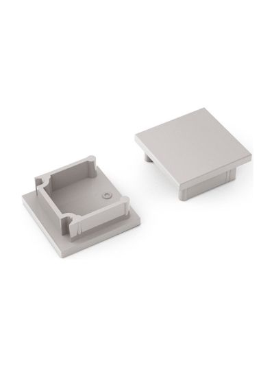 Endkappen für SMART16-BC3 - Grau - 20 Stk