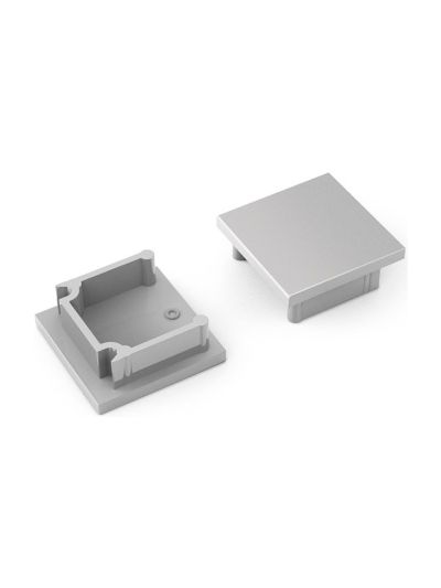 Endkappen für SMART16-BC3 - Silber - 20 Stk