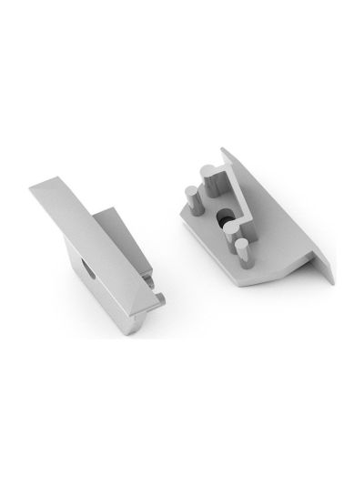 Endkappen für DIAGONAL14 - Silber - 20 Stk.