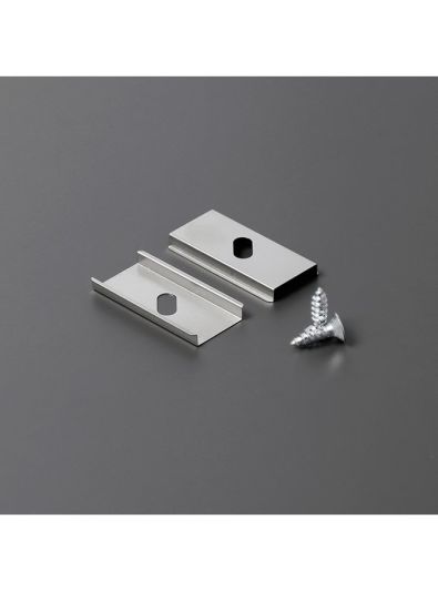 Montageclips für LED-Profil - Model U1 - Edelstahl - 20 Stk