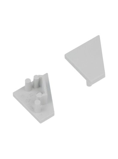 Endkappen für CORNER10.v2 - Grau - 20 Stk