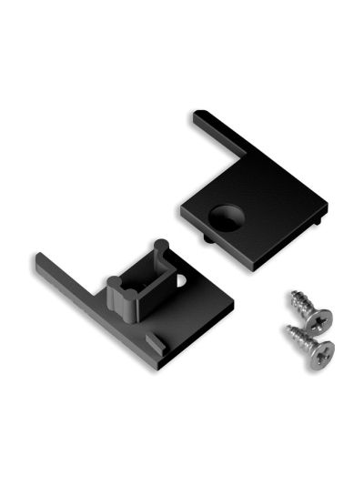 Endkappen für UP-TILE10 - Schwarz - 20 Stk