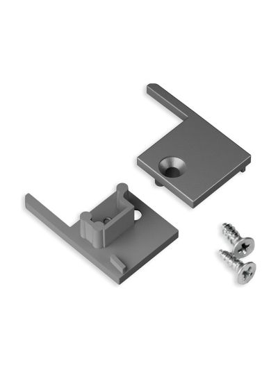 Endkappe für UP-TILE10 - Silber - 20 Stk