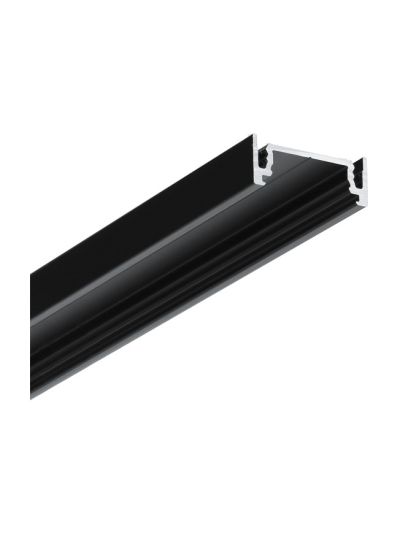 LED-Profil SURFACE14.v2 - 1m - Schwarz
